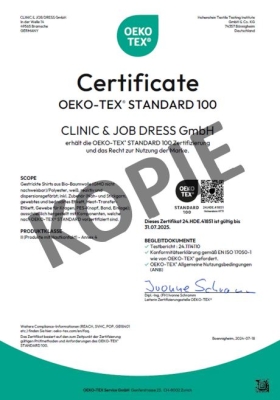 OEKO-TEX® STANDARD 100 für Bio-Baumwolle
