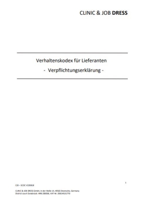 Verhaltenscodex für Lieferanten (DE)