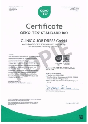 OEKO-TEX® STANDARD 100 für recyletes Polyester
