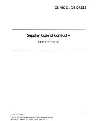Supplier Code of Conduct (EN)